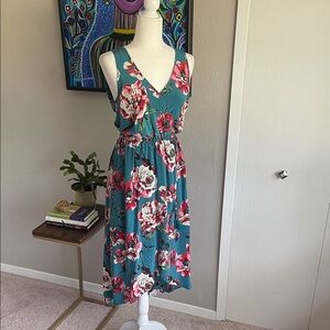Lucky Brand Floral Midi Dress